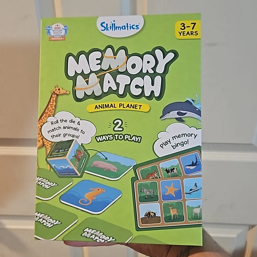 SKILLMATICS MEMORY MATCH: ANIMAL PLANET: BRAND NEW